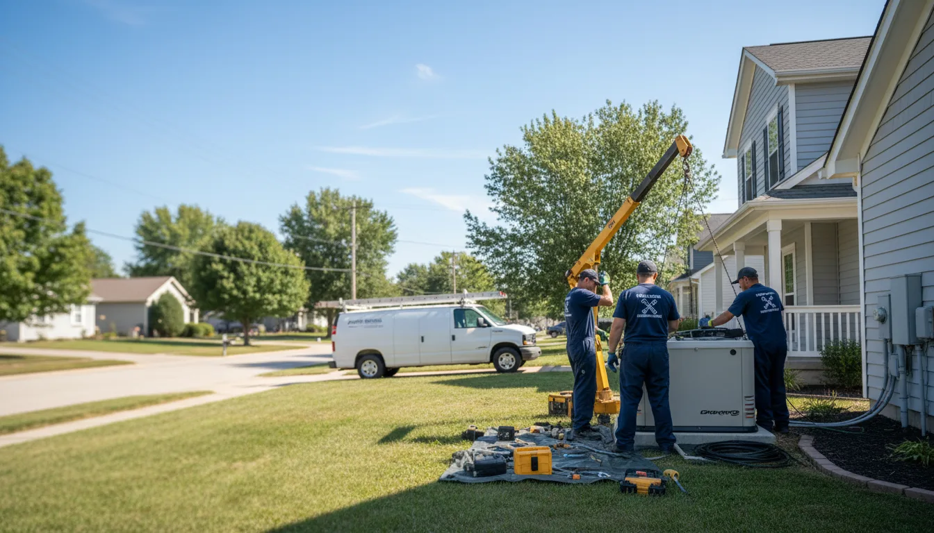 Generator Installation in Williamsburg, IA near me